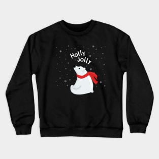 Polar Bear - Holly Jolly Crewneck Sweatshirt